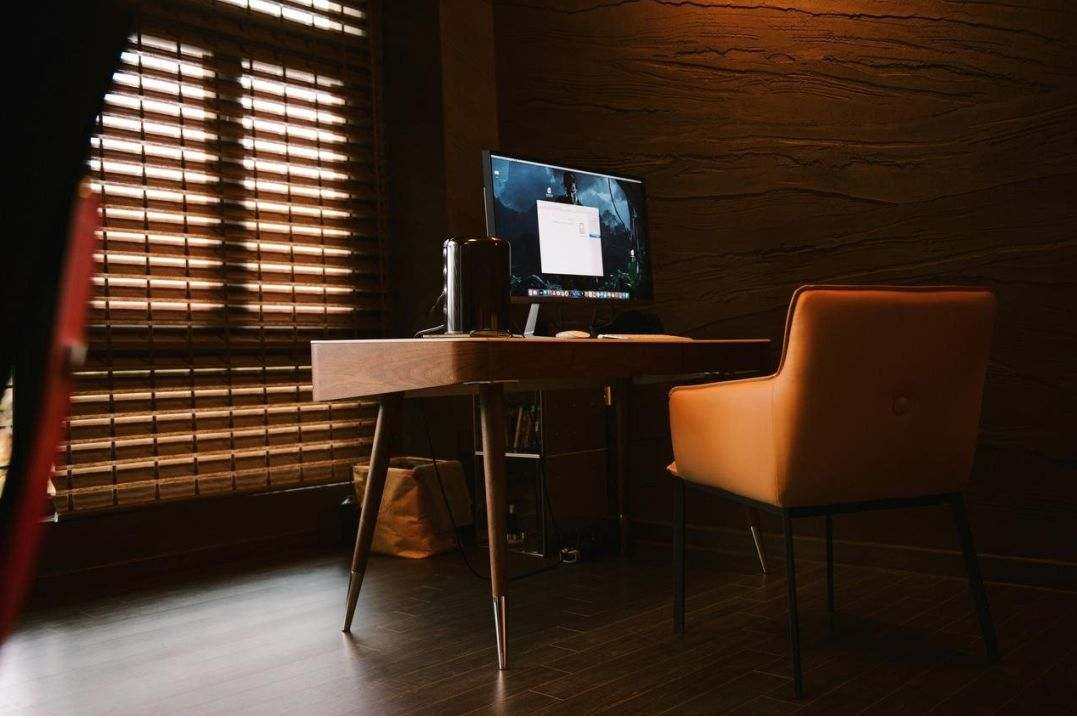 Walnut media cabinet